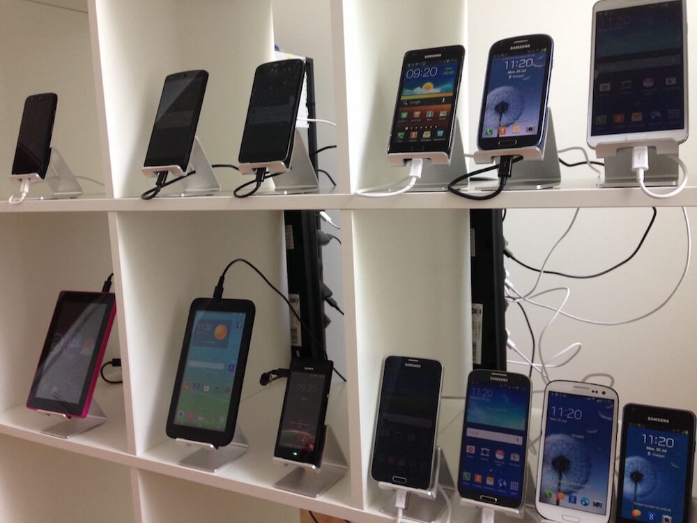 Mobiles in the Remo lab, photo taken by Piotr